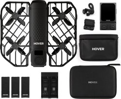 HoverAir X1 Pro Ultimate Cycling Kit drone, musta