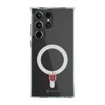 Phonecases3D Samsung Galaxy S25 Ultra Norges Fotballforbund Clear case (MagSafe) -suojakuori, musta