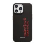 Phonecases3D iPhone 14 Pro Martine Halvorsen kompostoituva suojakuori, musta