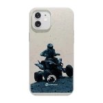 Phonecases3D iPhone 12 Norges Motorsportforbund kompostoituva suojakuori, valkoinen