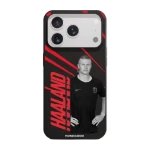 Phonecases3D iPhone 17 Pro Max Norges Fotballforbund Haaland kompostoituva suojakuori, musta