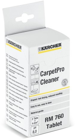 Kärcher RM760 tekstiilinpuhdistustabletit tekstiilipesuriin, 16 kpl