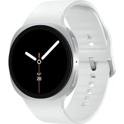SAMSUNG GALAXY WATCH8 44MM E-SIM ÄLYKELLO, Valkoinen/Hopea