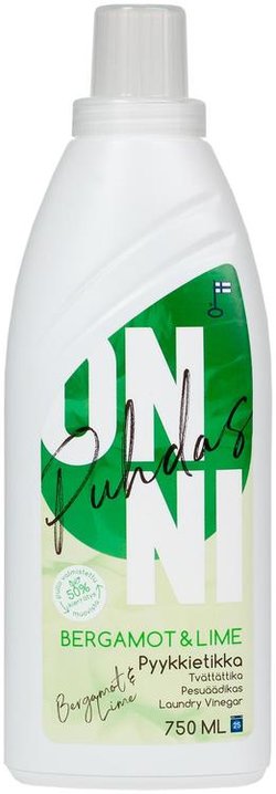 Puhdas ONNI Pyykkietikka Bergamot & Lime 750 ML