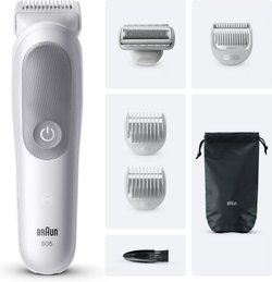 Braun Styler BG 5550 Gentle Grey -vartalotrimmeri