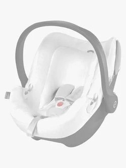 Cybex Aton Q Summer Cover Päällinen Turvakaukaloon, White