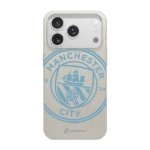 Phonecases3D iPhone 17 Pro Max Man City kompostoituva suojakuori, valkoinen