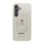Phonecases3D Samsung Galaxy S25 Pixbo IBK kompostoituva suojakuori, valkoinen