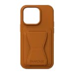 Snapcase Apple iPhone 16 Pro GripStand 2 kortin lompakko, ruskea