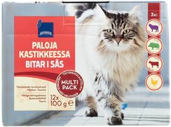 Rainbow 12x100g Paloja kastikkeessa lajitelma kissanruoka