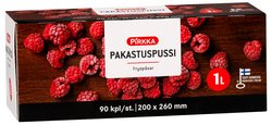 Pirkka pakastuspussi 1L 20x26cm 90kpl