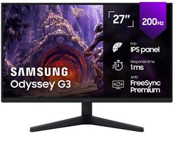 Samsung 27” Odyssey G3 (G30H) Full HD IPS pelinäyttö, 200 Hz