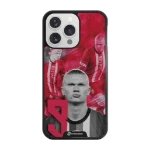 Phonecases3D iPhone 13 Pro Norges Fotballforbund Haaland -3D suojakuori, musta