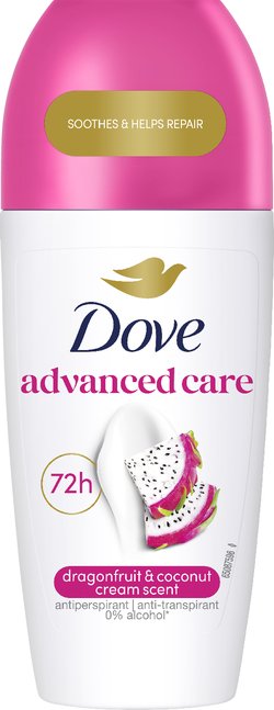 Dove 72h Advanced Care Dragonfruit & Coconut Antiperspirantti Deodorantti Roll-on  50 ml