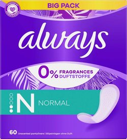 Always 60kpl Normal pikkuhousunsuoja