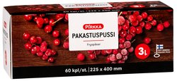 Pirkka pakastuspussi 3L 22,5x40cm 60kpl