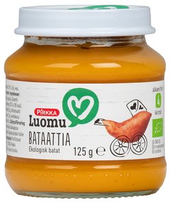 Pirkka Luomu Bataattia 125g 4kk