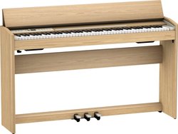 Roland F701 -digitaalipiano, vaalea tammi