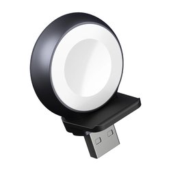 Zens Apple Watch USB-A langaton laturi, musta
