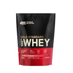 100% Whey Gold Std 450g mansikka proteiinijauhe