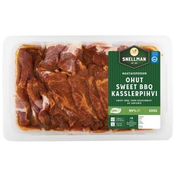 SNELLMAN MAATIAISPOSSUN OHUT KASSLERPIHVI SWEET BBQ 5KPL 500 G