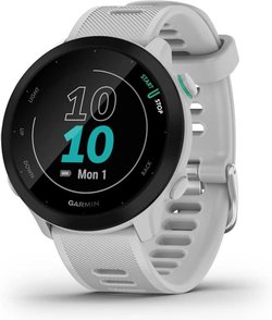 Garmin Forerunner 55 GPS-juoksukello, 42 mm, valkoinen
