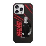 Phonecases3D iPhone 13 Pro Norges Fotballforbund Haaland kompostoituva suojakuori, musta