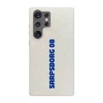 Phonecases3D Samsung Galaxy S25 Ultra Sarpsborg 08 kompostoituva suojakuori, valkoinen
