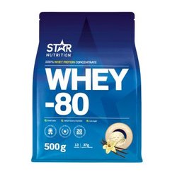 STAR NUTRITION WEHEY-80 VANILLA 500 G