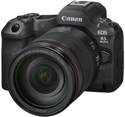 Canon EOS R5 Mark II järjestelmäkamera, runko + RF 24-105 mm F/4 L USM objektiivi