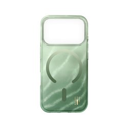 IDEAL OF SWEDEN iPhone 17 Pro läpinäkyvä MagSafe-suojakuori, Green Sage