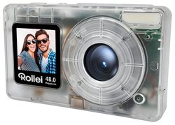 Rollei Compactline Pocket Transparent digikamera, kirkas