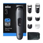 Braun AIO3540 monitoimitrimmeri, musta/harmaa