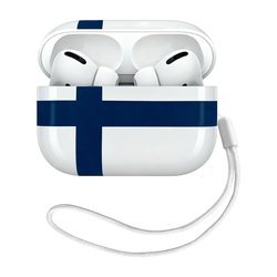 Ferrelli AirPods Pro 3 TPU-suojakuori, Suomen lippu