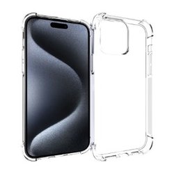 Insmat iPhone 15 Pro Max Impact Case, läpinäkyvä