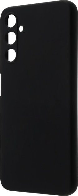 Wave Soft Touch Silikonisuoja, Samsung Galaxy A05s, Musta