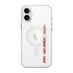 Phonecases3D iPhone 16 Plus Brann SK Clear case (MagSafe) -suojakuori, valkoinen