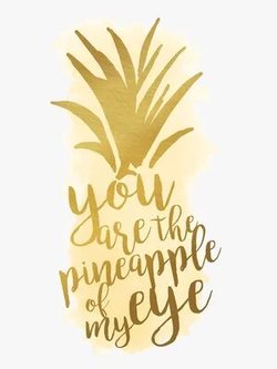 RoomMates Sisustustarrat, You are the Pineapple
