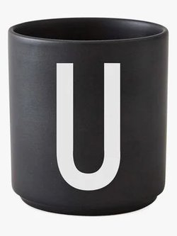 Design Letters Muki Posliini U, Musta