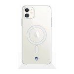 Phonecases3D iPhone 11 Sarpsborg 08 Clear case (MagSafe) -suojakuori, valkoinen