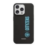 Phonecases3D iPhone 13 Pro Man City kompostoituva suojakuori, musta