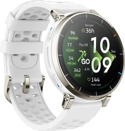 Amazfit Active 3 Premium urheilukello, Aero White