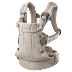 BabyBjörn Harmony Woven Mélange kantoreppu, Light beige