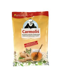 Carmolis Inkivääri-Hunaja Kurkkukaramelli