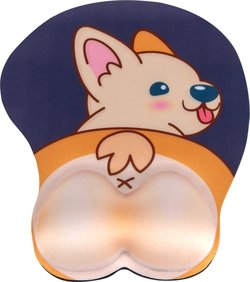ErgoWork Funny Dog -hiirimatto rannetuella
