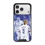 Phonecases3D iPhone 17 Pro Norges Fotballforbund Haaland -3D suojakuori, musta
