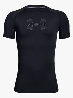 Under Armour HeatGear Short Sleeve Treenipaita, Musta