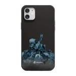 Phonecases3D iPhone 11 Norges Motorsportforbund kompostoituva suojakuori, musta