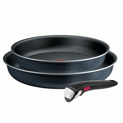 Tefal Ingenio So Light paistinpannusetti, 3-osainen, harmaa