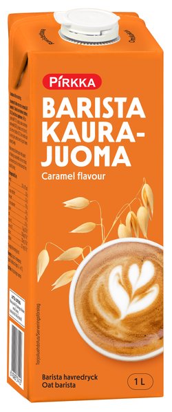 Pirkka kaurajuoma Barista 1l caramel UHT